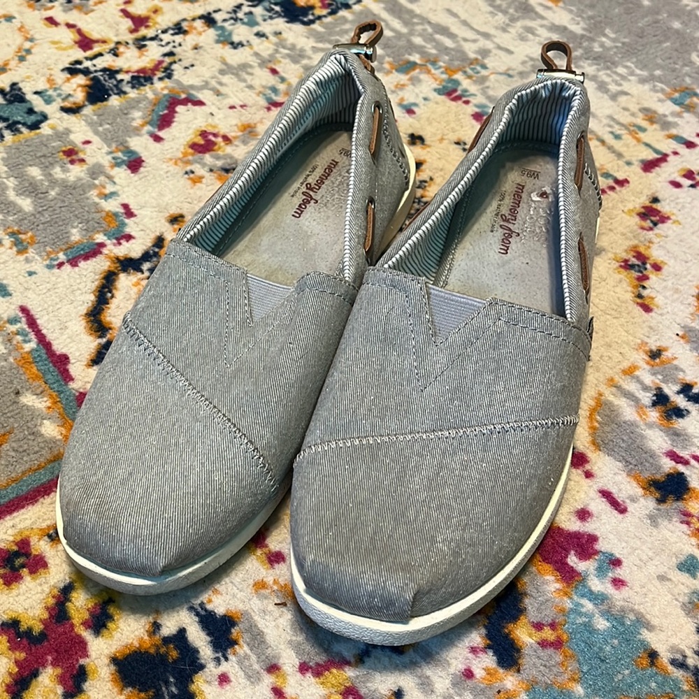 BOBS from Skechers Memory Foam Boat Shoes
